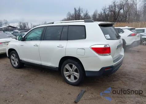 2013 Toyota Highlander Limited V6 из США, поврежденный, VIN 5TDDK3EH8DS198373